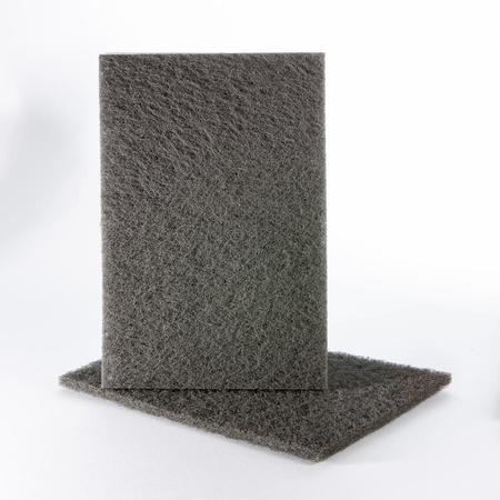 UNEEDA Sanding Hand Pad 6 x 9 Uneelon Non-Woven, Ultra Fine (Grey) P-100402
